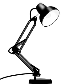 clipart: adjustable lamp