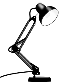 clipart: adjustable lamp