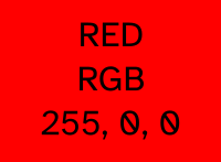 red RGB