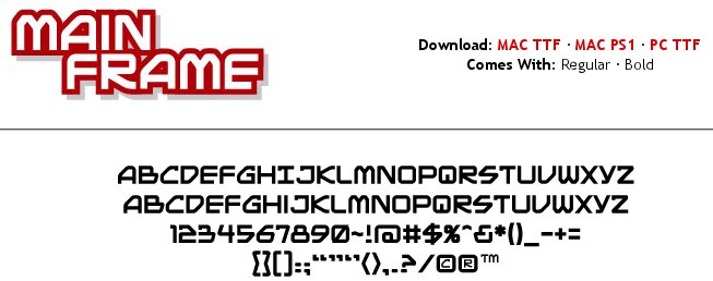 downloading the font