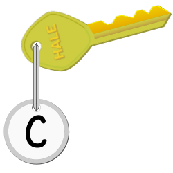 key and tag