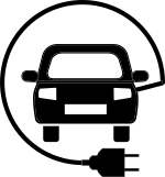 electric car icon