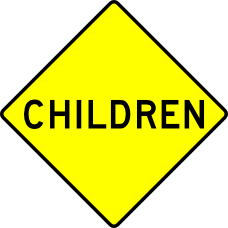Caution Children