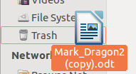 Image: drag file to trash
