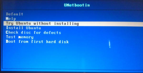 usb boot menu