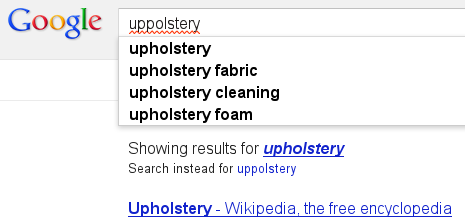 Google spelling help