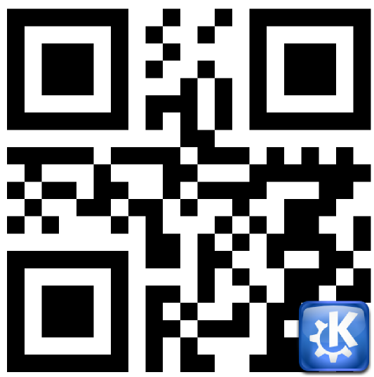 image: KDE QR Code
