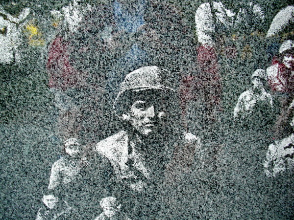 image: Korean War Memorial Wall