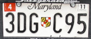 image: Maryland plate