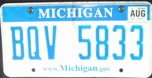 plate image: Michigan
