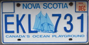 image: Nova Scotia plate