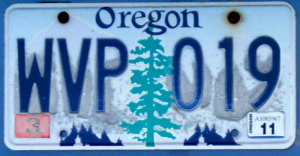 image: plate of Oregon