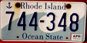 image: Rhode Island plate