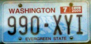 image: Washington plate