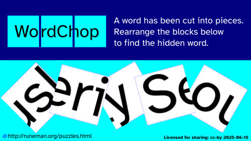 wordchop puzzle