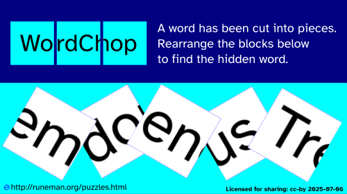 wordchop puzzle