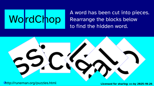 wordchop puzzle