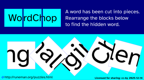wordchop puzzle