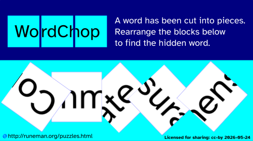 wordchop puzzle