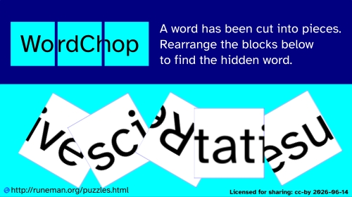 wordchop puzzle