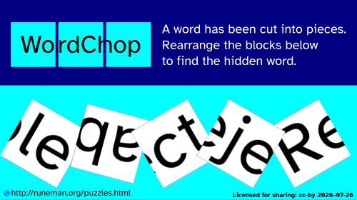 wordchop puzzle