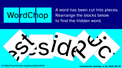 wordchop puzzle