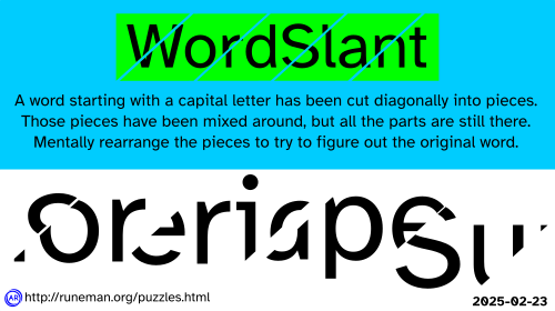 wordslant puzzle