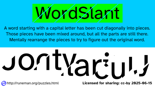 wordslant puzzle