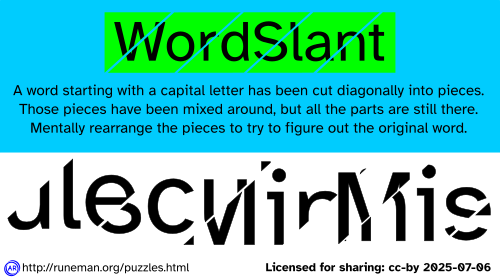 wordslant puzzle