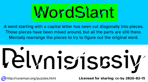 wordslant puzzle
