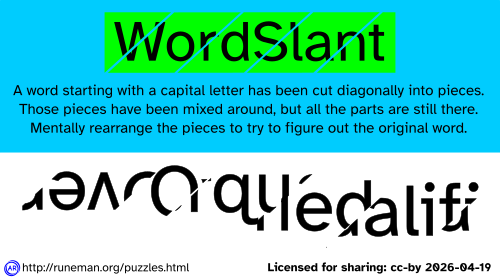 wordslant puzzle