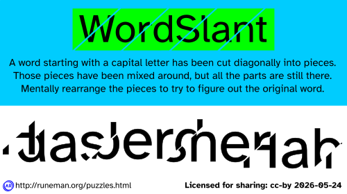 wordslant puzzle