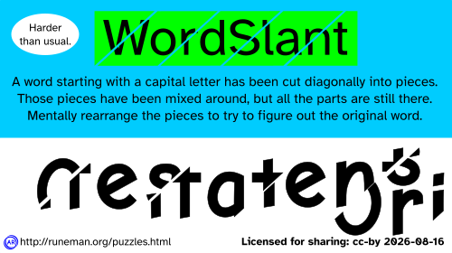 wordslant puzzle